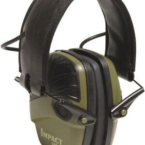Howad Leight by Honeywell R-01526, Impact Sport Earmuffs, Olive Drab Green.